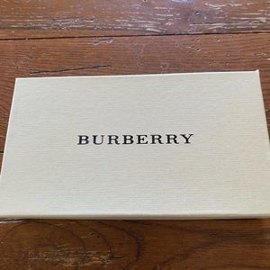 Authentic Burberry Wallet Box